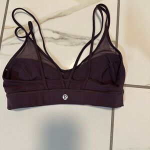lululemon athletica Dark Purple Sports Bra